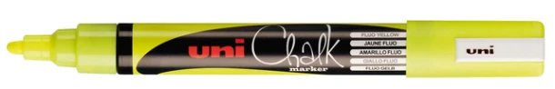 Krijtstift Uni-Ball Rond 1.8-2.5mm Fluor Geel