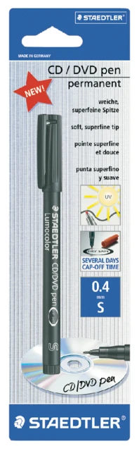 Viltstift Staedtler 3179 CD-marker zwart, blister