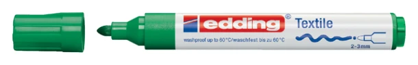Textielmarker edding 4500 rond 2-3mm groen