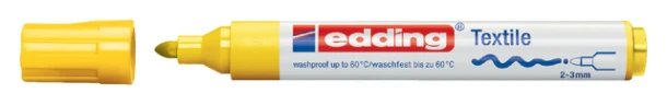Textielmarker edding 4500 rond 2-3mm geel