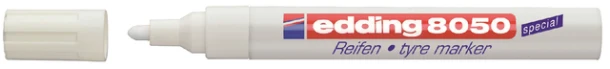 Viltstift edding 8050 banden rond 2-4mm wit