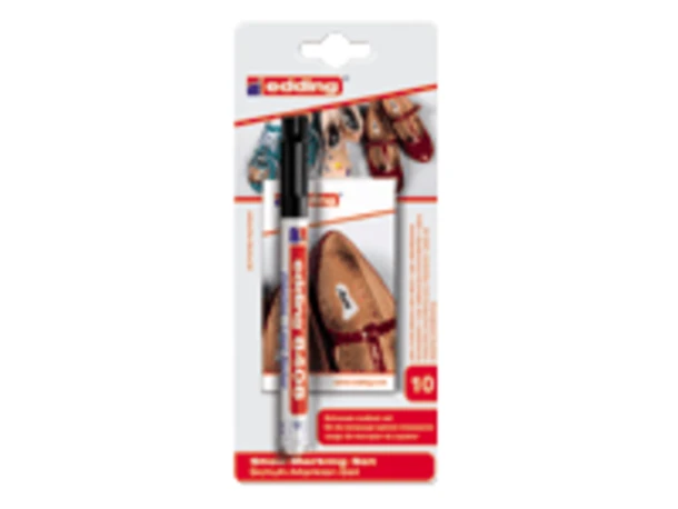 Viltstift edding 8408 schoenen rond 0.75mm zwart