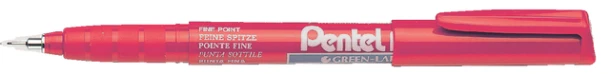 Fineliner Pentel NMF50 rood 0.4mm