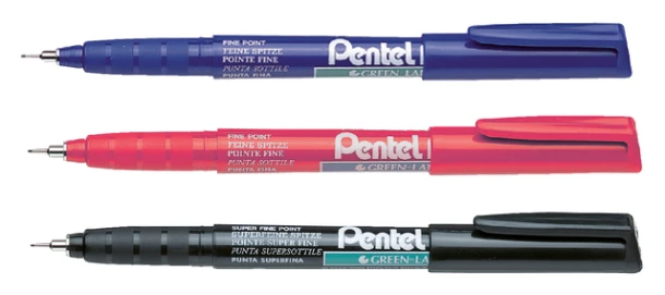 Fineliner Pentel NMF50 rood 0.4mm
