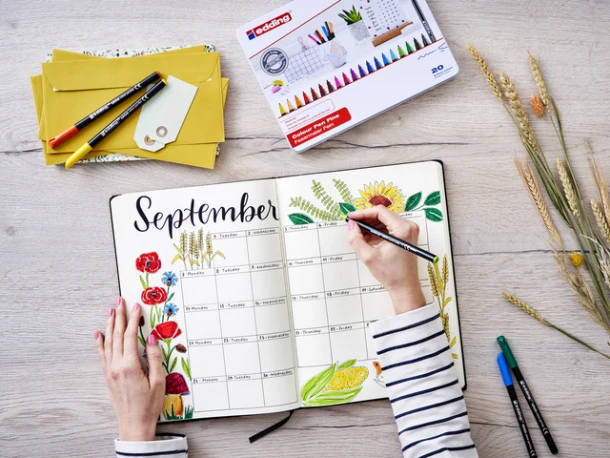 Viltstift Edding 1200 blauw 1mm