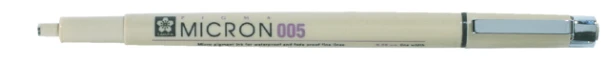 Fineliner Sakura Pigma Micron #005, 0.2mm zwart