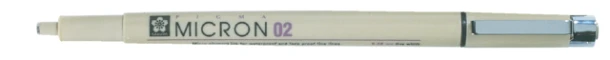 Fineliner Sakura Pigma Micron #02, 0.3mm zwart