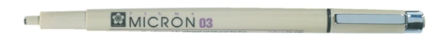 Fineliner Sakura Pigma Micron #03, 0.35mm zwart