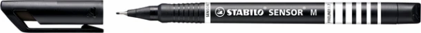 Fineliner STABILO Sensor 187/46 zwart