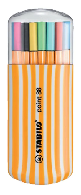 Fineliner Stabilo point 88; pak 20st
