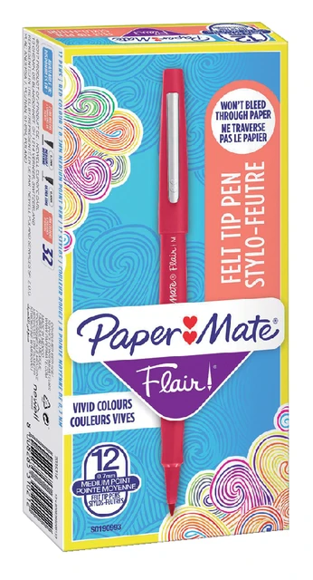 Fineschrijver Papermate Flair original rood