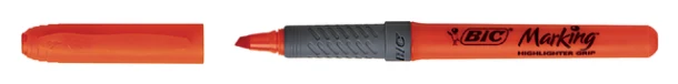 Markeerstift Bic brite liner grip oranje