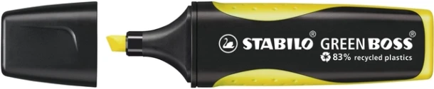 Markeerstift Stabilo Green Boss 6070/24 Geel