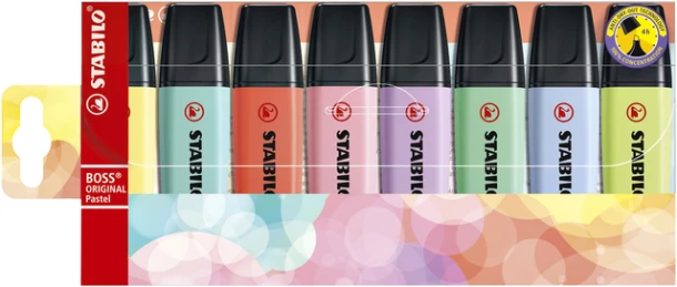 STABILO BOSS ORIGINAL Pastel - markeerstift - etui