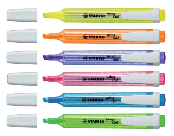 Markeerstift Stabilo Swing 275/24 geel