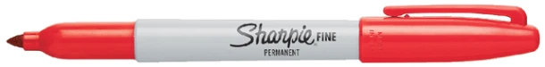 Viltstift Sharpie fine rond rood 1-2mm