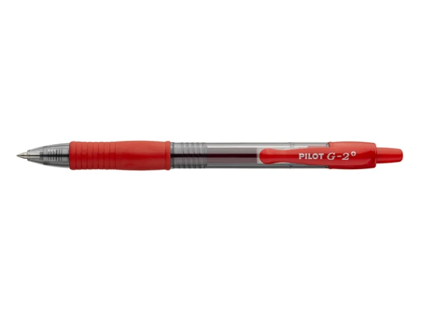 Gelschrijver PILOT G-2 + fijn rood
