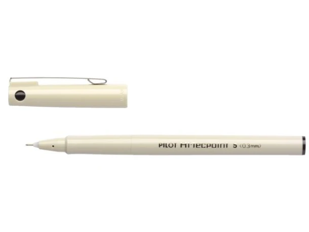 Fineliner Pilot Hi-Tecpoint BX-5 zwart 0.3mm