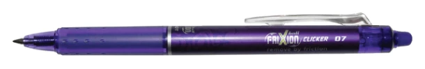 Rollerpen PILOT Frixion Clicker paars 0.35mm