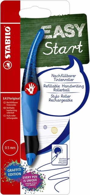 Rollerbal Stabilo ‘s-move rechts graffiti blauw