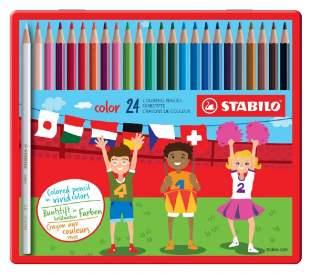 Kleurpotloden Stabilo Color 979 24st Metalen Etui