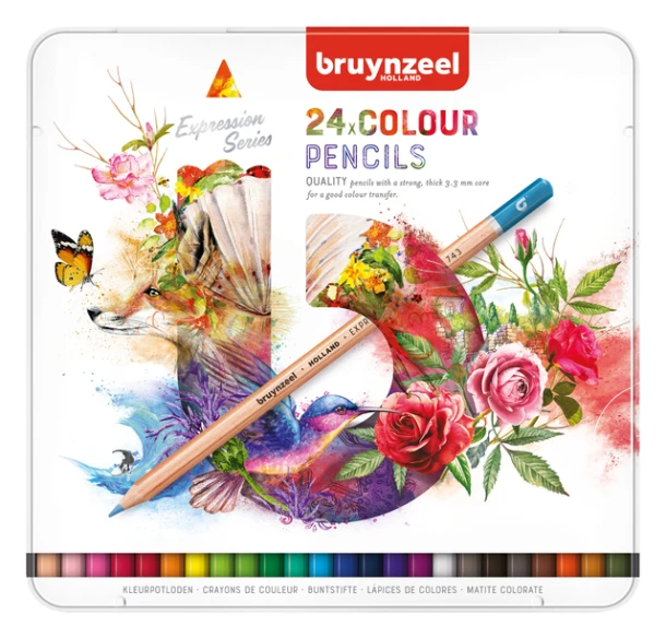 Kleurpotloden Bruynzeel Expression blik à 24