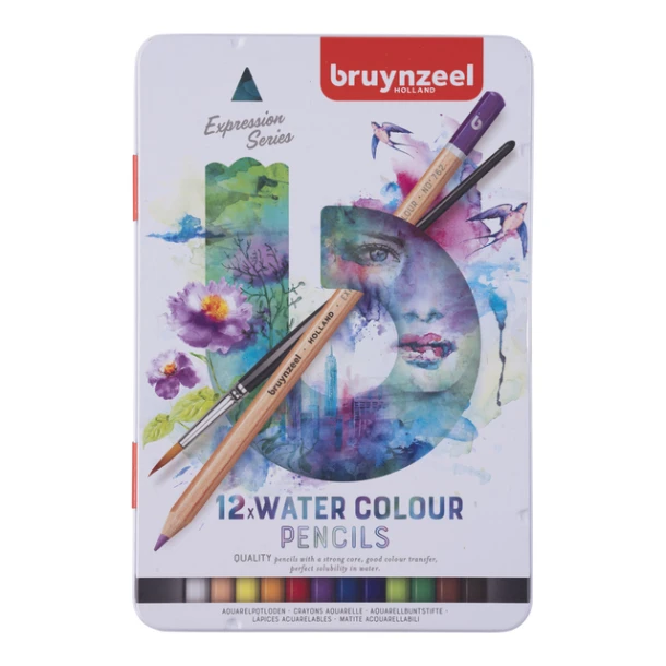 Kleurpotloden Bruynzeel aquarel Expression 12 st