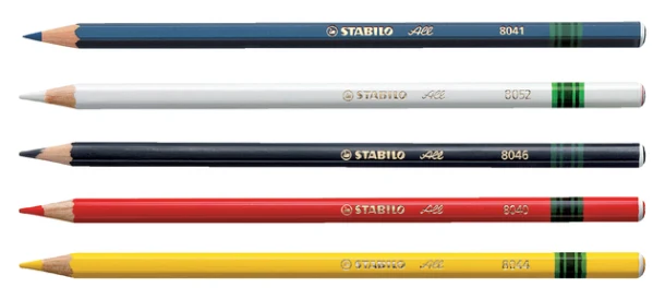 Potlood All Stabilo 8052 wit glas/metaal