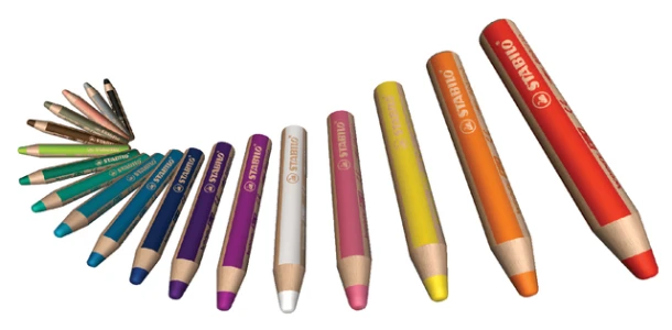 Wasco in potloodvorm Stabilo Woody 880/10 st.