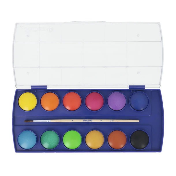Waterverfdoos Pelikan 721324 12 kleuren assorti
