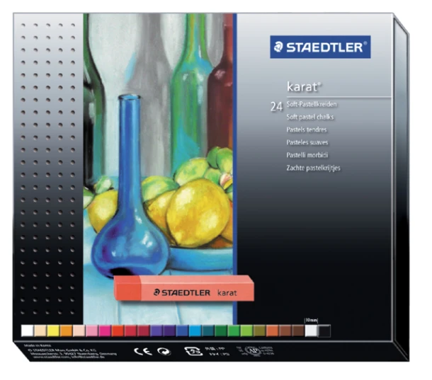 Pastelkrijt Staedtler Karat Zacht Ass