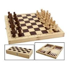 Schaak-/Backgammon klapcassette