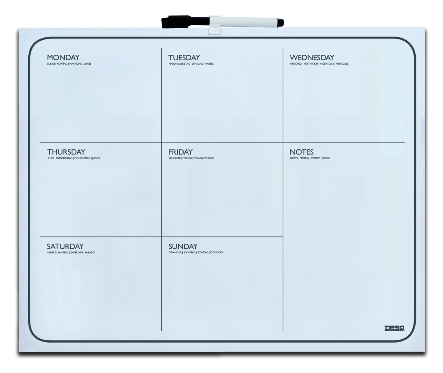 Planbord Desq (4216) week 40x50cm magnetisch