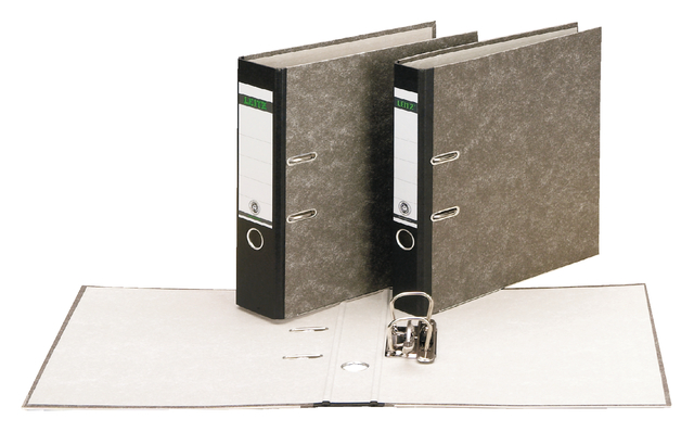 Ordner Leitz 1080 A4 80mm zwart staand (wolk)