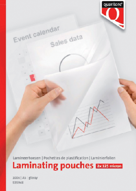 Lamineerhoes Quantore A5 2x125micron 100stuks