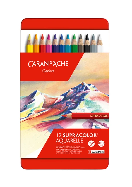 Kleurpotlood Caran D'Ache Supracolor 12st Ass