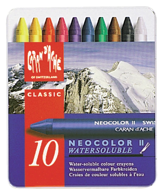 Waskrijt Caran D'ache Neocolor II Set à 10