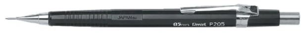 Stifthouder Pentel P-205, 0.5mm zwart