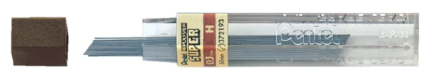 Potloodstift Pentel 0.3mm zwart per koker H