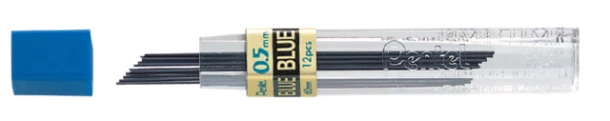 Potloodstift Pentel Hb 0.5mm 20st Blauw