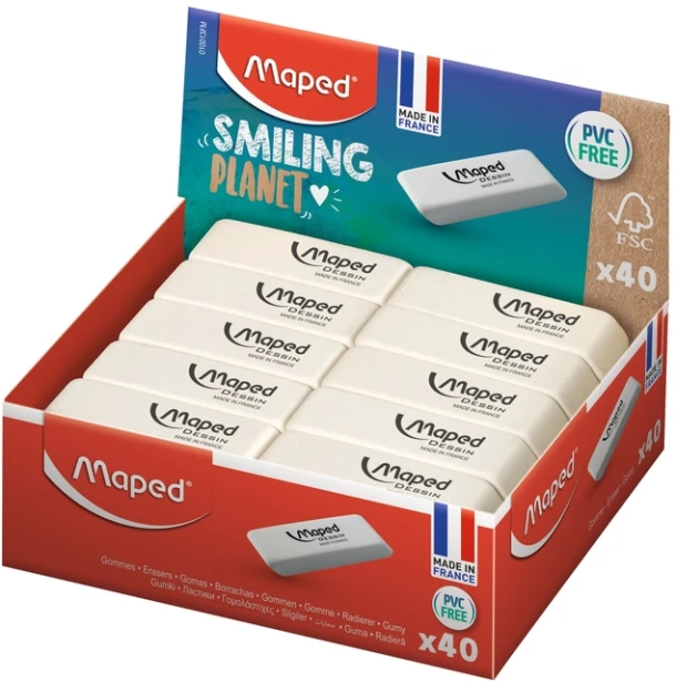 Gum Maped Dessin Natural 57x18x9mm