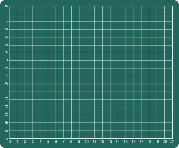 Snijmat A5 230x190mm groen