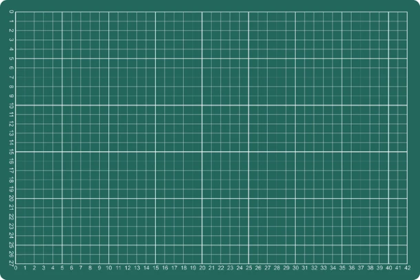 Snijmat A3 450X300mm groen