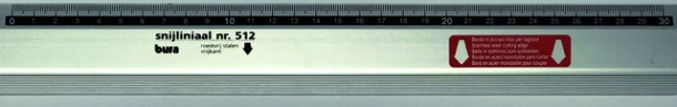 Snijliniaal Bura 512 Antica 30cm Aluminium