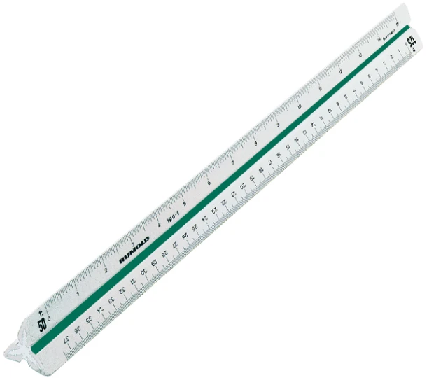 Schaalstok Rumold 150/30 1:2.5/5/10/20/50/100