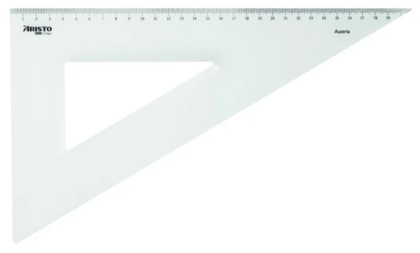 Driehoek Aristo 30cm, 90/60/30 gr. (23630)