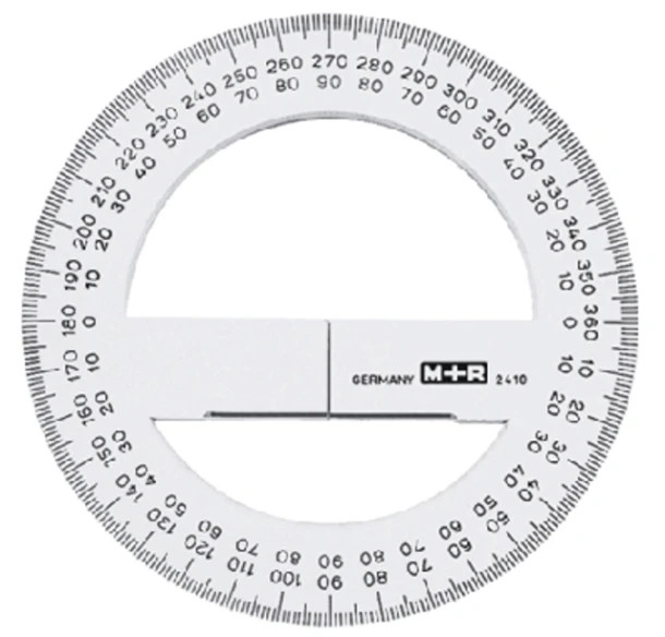 Kompasroos M&R 2415/000, 15cm 0-360 graden