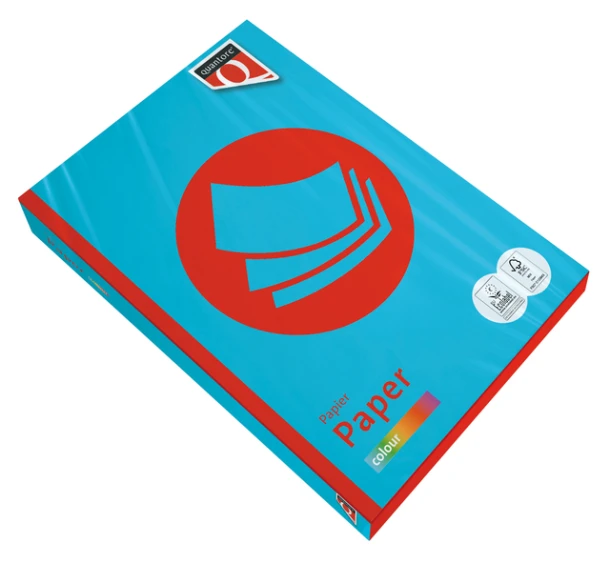 Kopieerpapier A4 160gr azuurblauw pak à 250