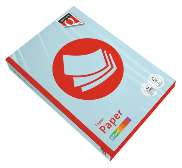 Kopieerpapier Quantore Colour A4 160gr l.blauw 250