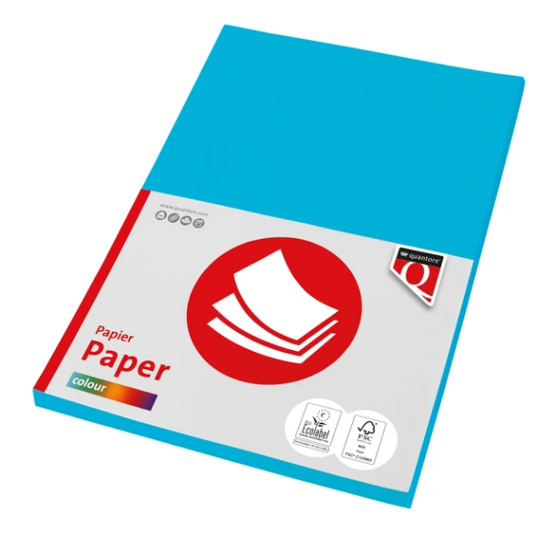 Kopieerpapier Quantore Colour A4 120gr azuurblauw